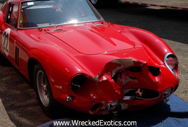 Ferrari 250 GTO crash After being presented with this much carnage 