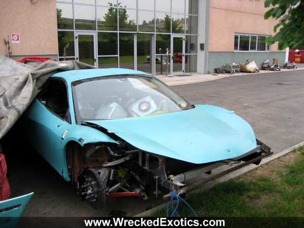 Spy Photos Ferrari F458 Italia Crash Test