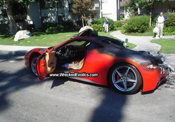 Crash Count Timeline of Ferrari 458 Italia Crashes