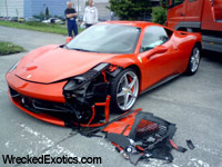 Ferrari 458 Crash 1