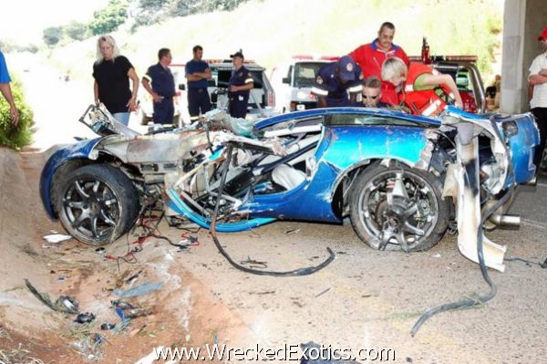 This Lamborghini was only 6 days old and was NOT insured 