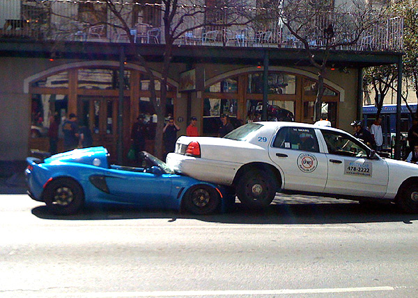 Underneath A Car. exotic car gets underneath