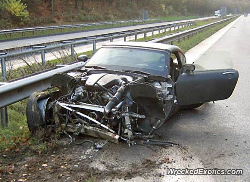 Test Driver Lost Control at 125 Mph Betwen Frankfurt And Koblenz ...