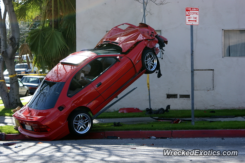 A Young Girl Was Texting While Driving And Ran Into This