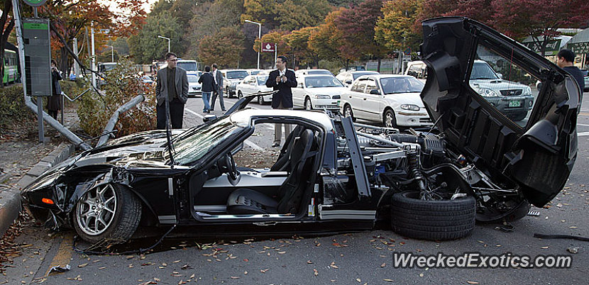 Racing up And Down The Street When The Driver Lost Control And Spun it ...