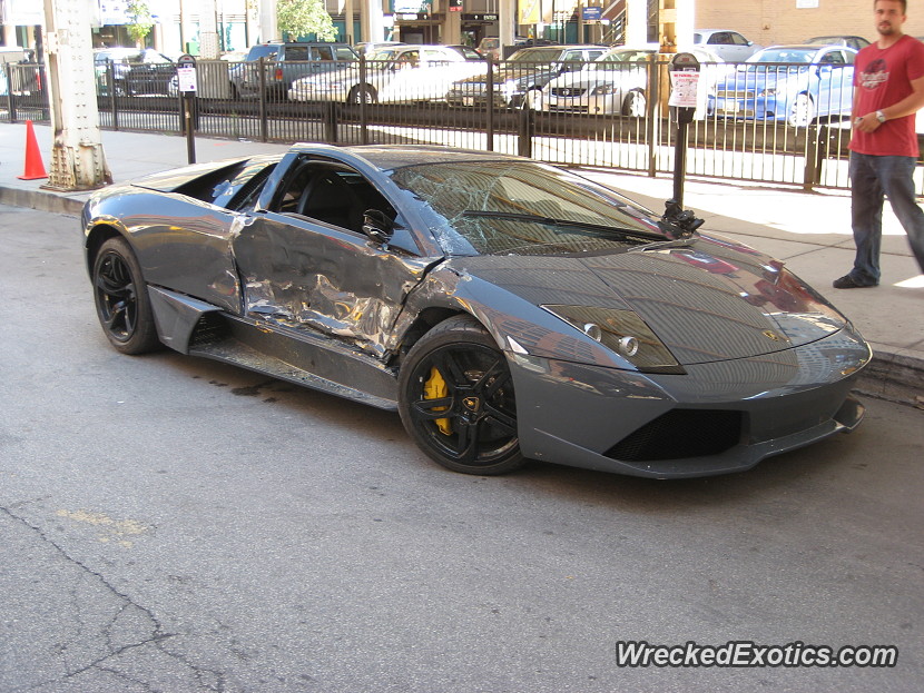 This Lamborghini Was Wrecked During The Filming of The New Batman Movie...