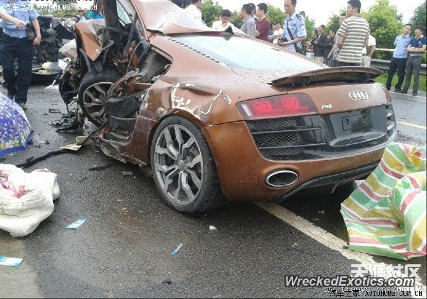 Brand New Audi Was Speeding When it Lost Control And Crashed Head on ...