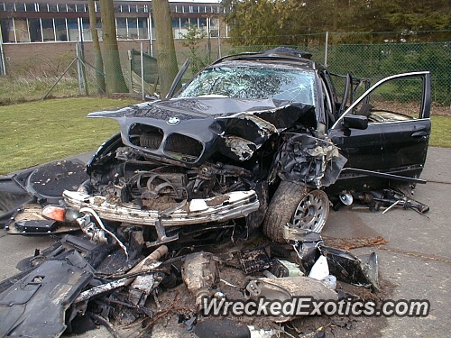 1997 bmw 525 wrecked in belgium