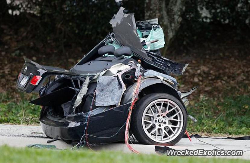 Driving at a High Rate of Speed, Owner Lost Control And Struck Two ...