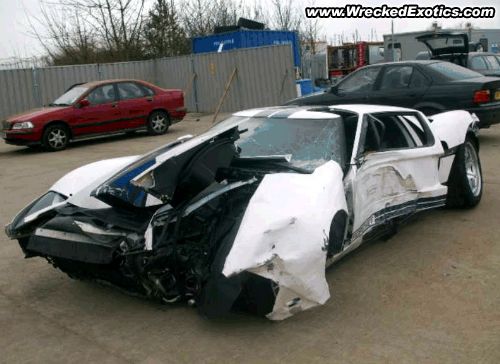 2005 Ford GT Description Was totalled right after the driver pulled out of