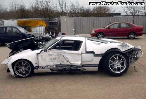 2005 Ford GT Description Was totalled right after the driver pulled out of 