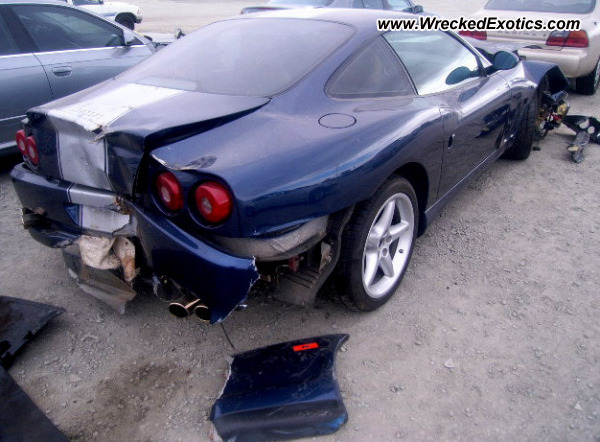 1997 Ferrari F550 Description Wrecked on the highway Location