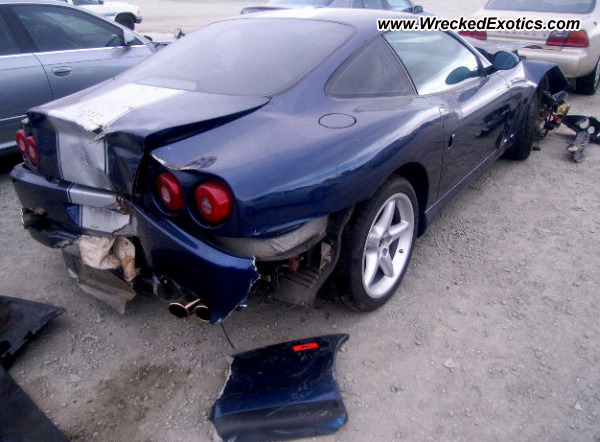 1997 Ferrari F550 Description Wrecked on the highway Location 1997 Ferrari F550 Description Wrecked on the highway Location