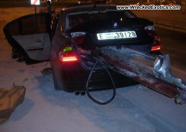 2008 Bmw 330i Wrecked Dubai Uae