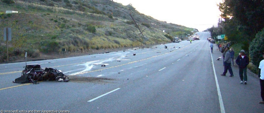 Ferrari Accident in Malibu 4