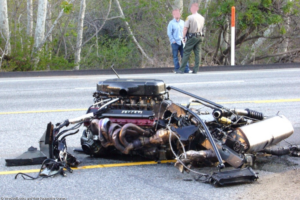 Ferrari Enzo Crash in Malibu Ferrari Enzo Crash in Malibu