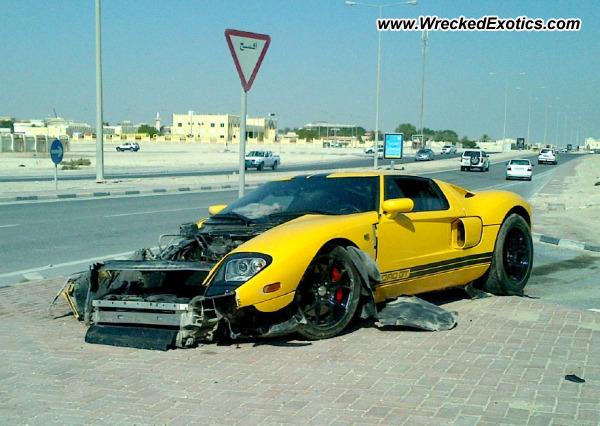 Wrecked exotics ford gt #2